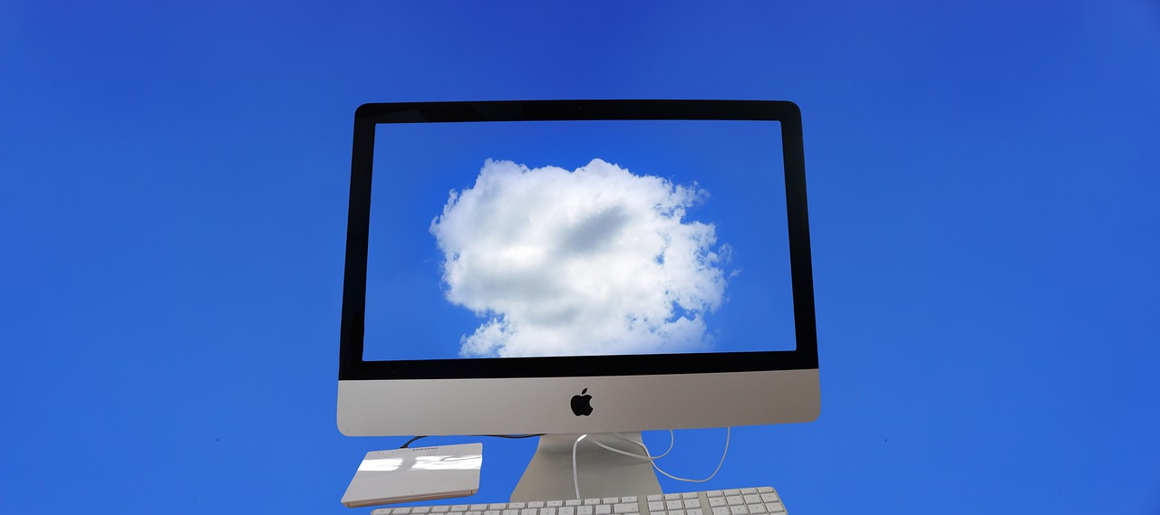 cloud, monitor, apple